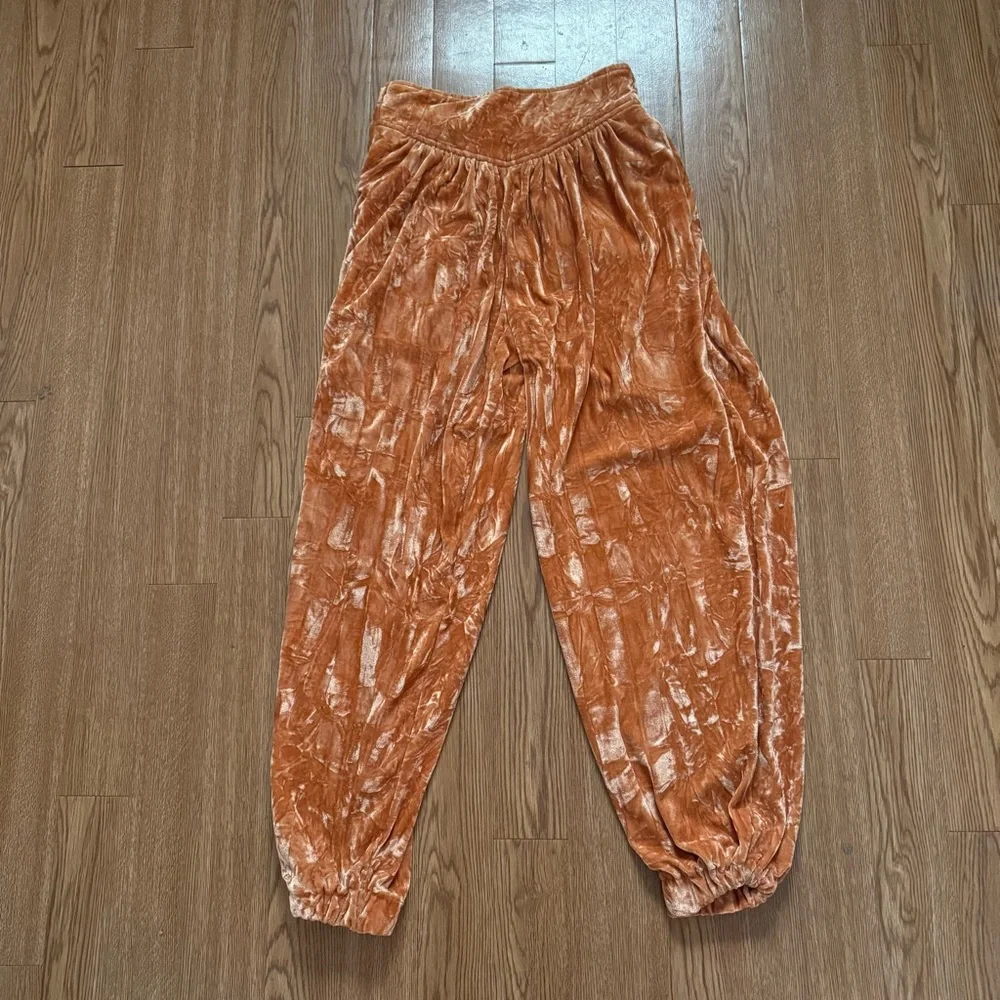 Urban Outfitters Aurora Crushed Velvet Joggers - Picture 3 of 6